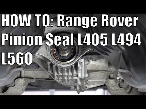 How to replace Range Rover / Sport Rear diff pinon seal L405 L494 RR RRS 5.0L V8 3.0L with RKX kit