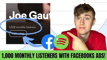 Growing My First 1,000 Monthly Listeners On Spotify With Facebook Ads