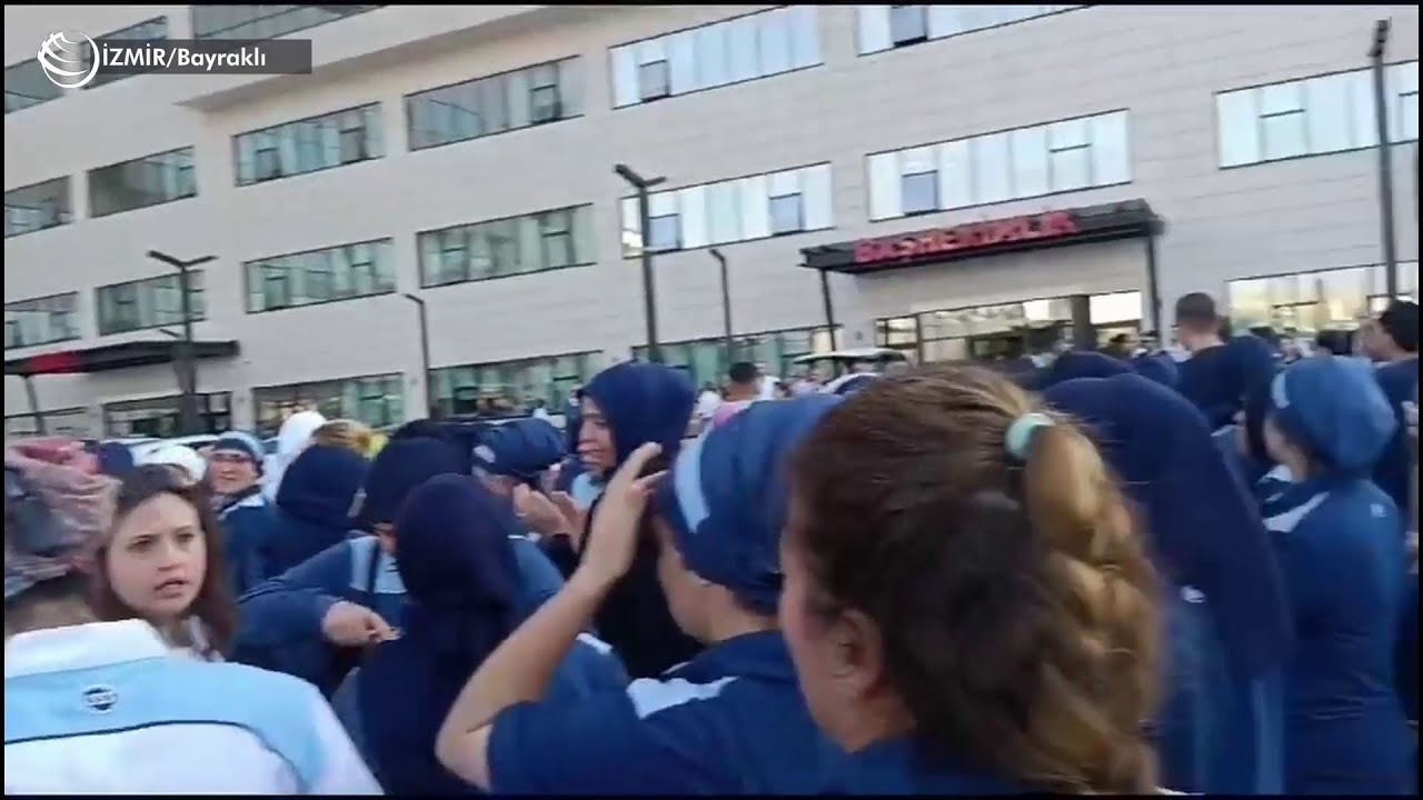 Bayraklı şehir hastanesi işçileri: İnsanlık dışı koşullar dayatılıyor