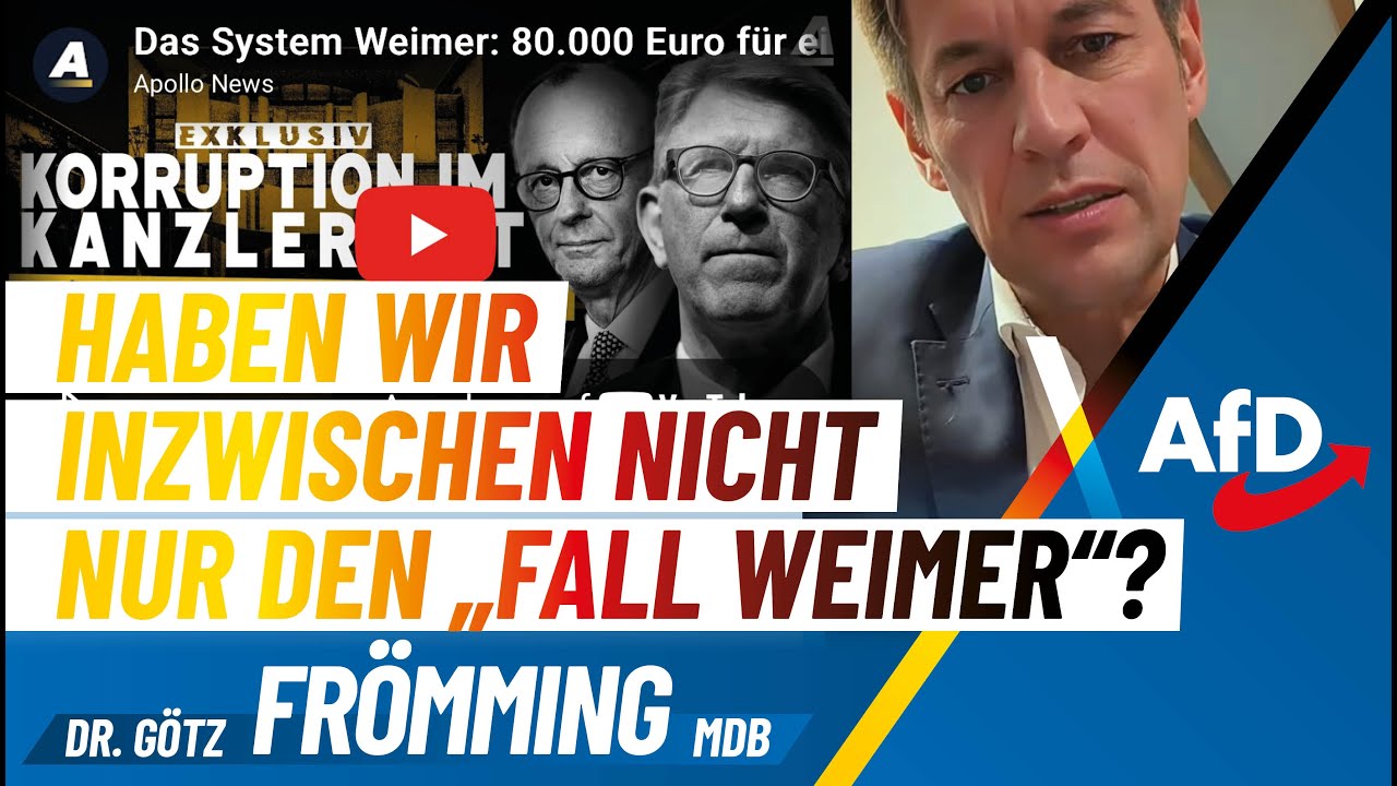Haben wir inzwischen nicht nur den „Fall Weimer“?