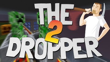 Minecraft - The Dropper 2 Part 2: ALL ABOARD THE CREEPER TRAIN!