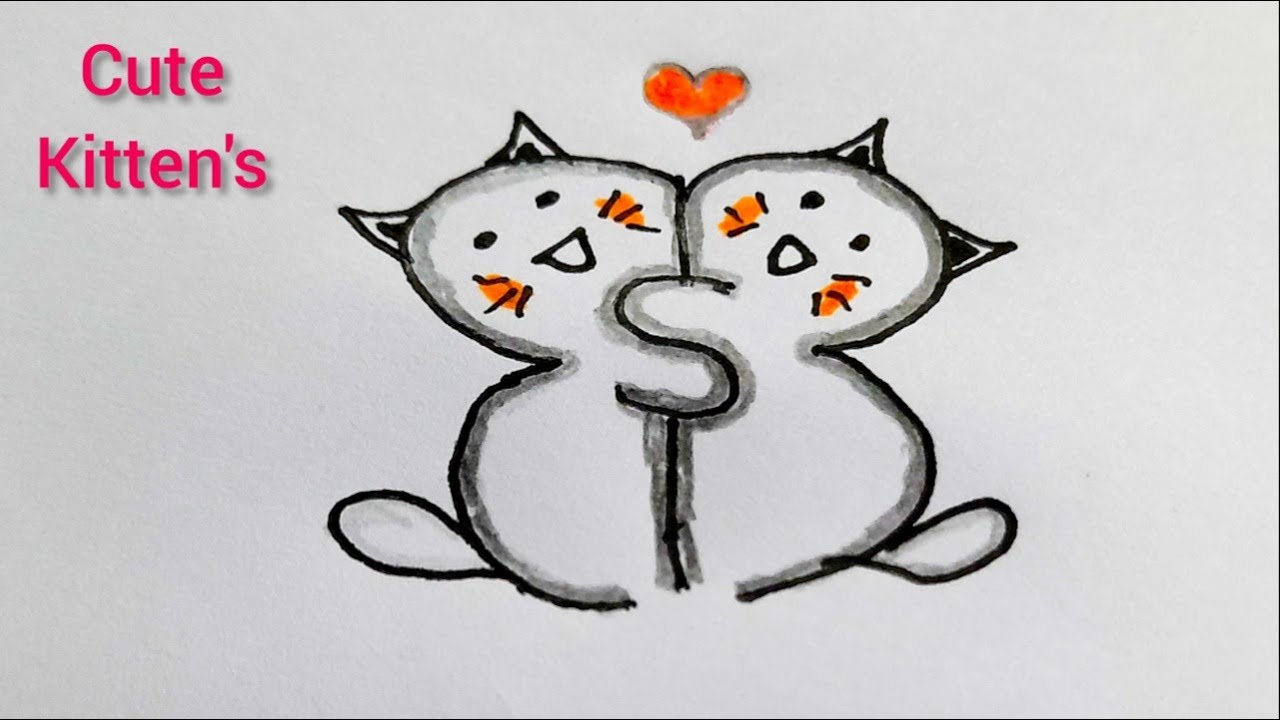 How to draw Cute Kittens♥ \