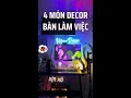 Top 4 món decor bàn làm việc xịn xò trên Tiktok Shop | Momo Review | #Shorts
