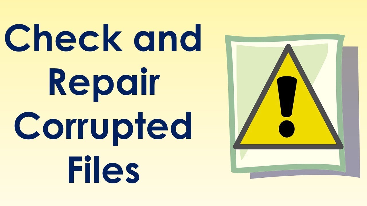 check for corrupted files on usb windows 7