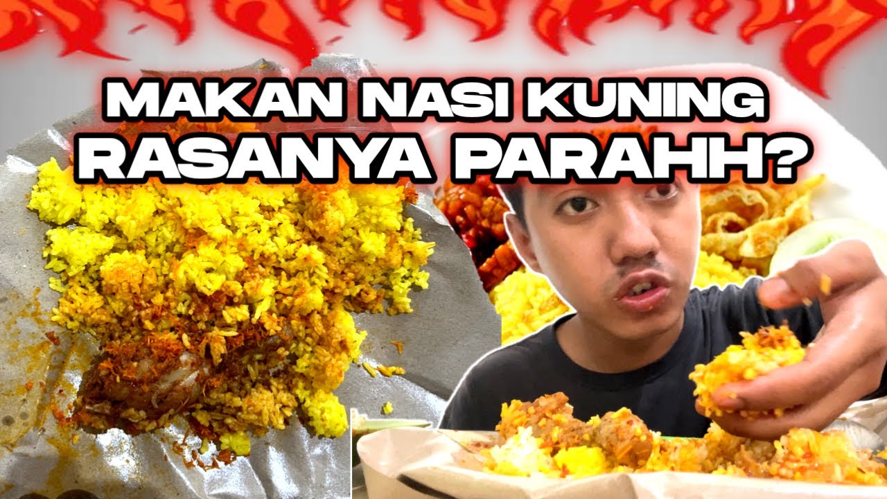MAKAN NASI KUNING! RASANYA MEMUASKANN??