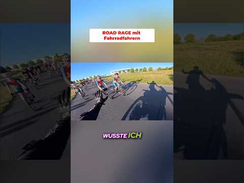ROAD RAGE MIT FAHRRÄDERN #fahrrad #motorrad