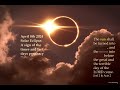 The april 8th 2024 eclipse and amos prophecy   signs of the heavens
