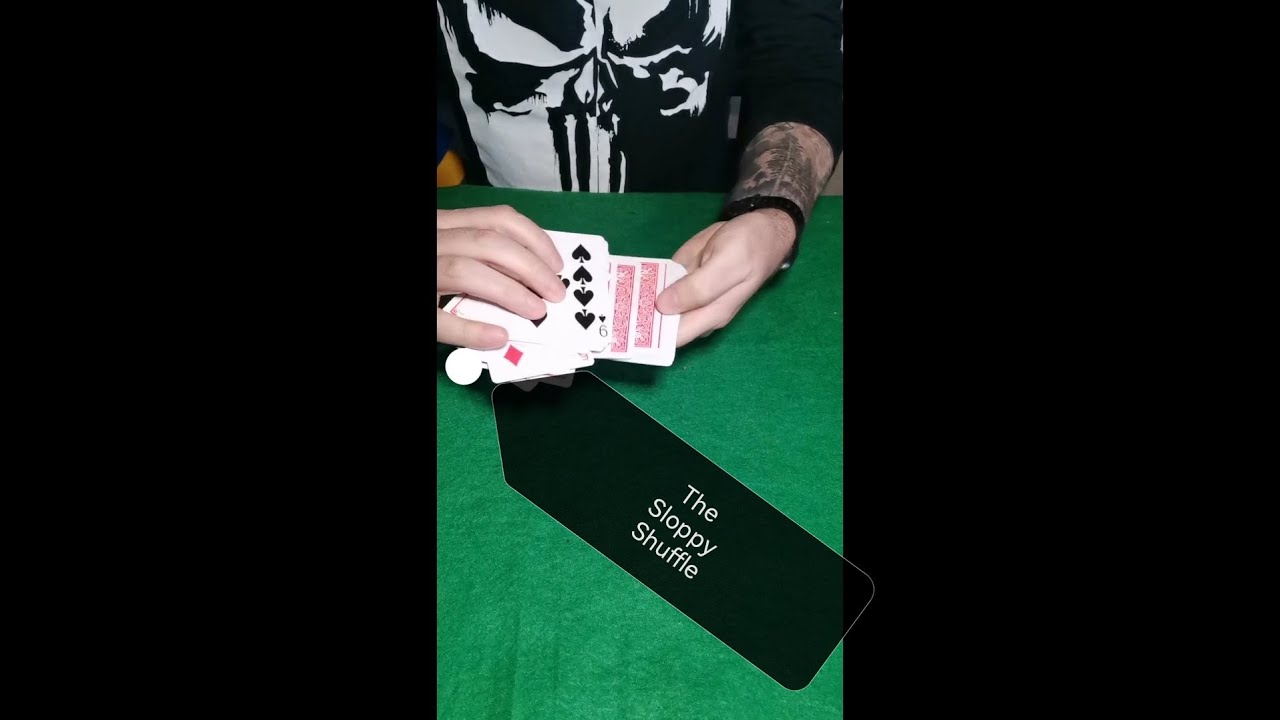 The Sloppy Shuffle Card Trick. 