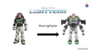 Paint 3D Tutorial: Buzz Lightyear ~ Lightyear (2022)