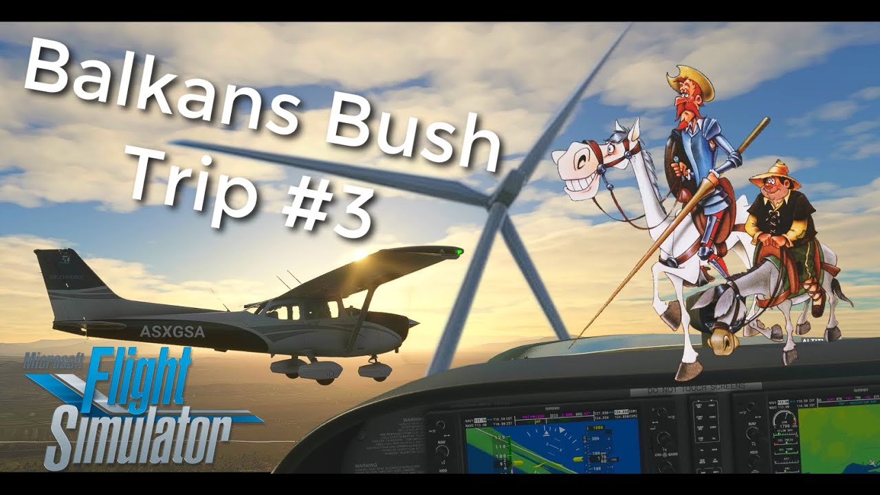 BALKANS BUSH TRIP #3 - Don Quixote's "successor" in action