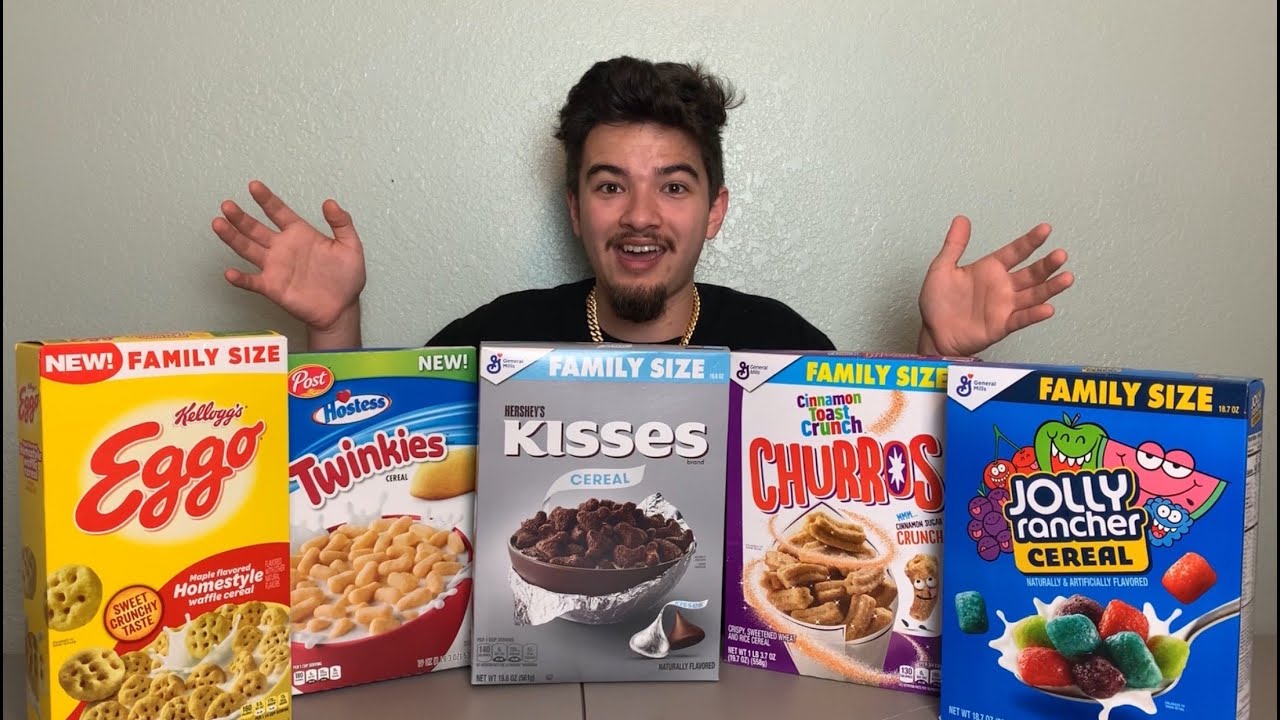 Trying ALL NEW WEIRD CEREALS OF 2020 * Taste Test * YouTube
