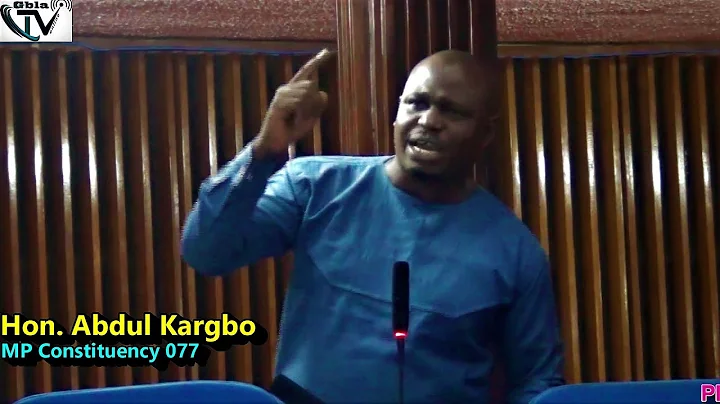 Hon. Abdul Kargbo Lashes SLPP Government For The A...