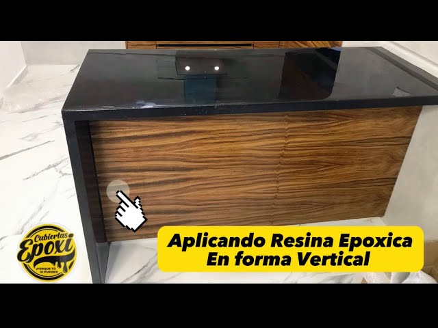 Aplicando Resina Epoxica En Forma Vertical 