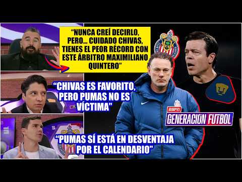 ¡ATENCIÓN a la ADVERTENCIA! CHIVAS debería estar PREOCUPADO por la visita de PUMAS | Generación F