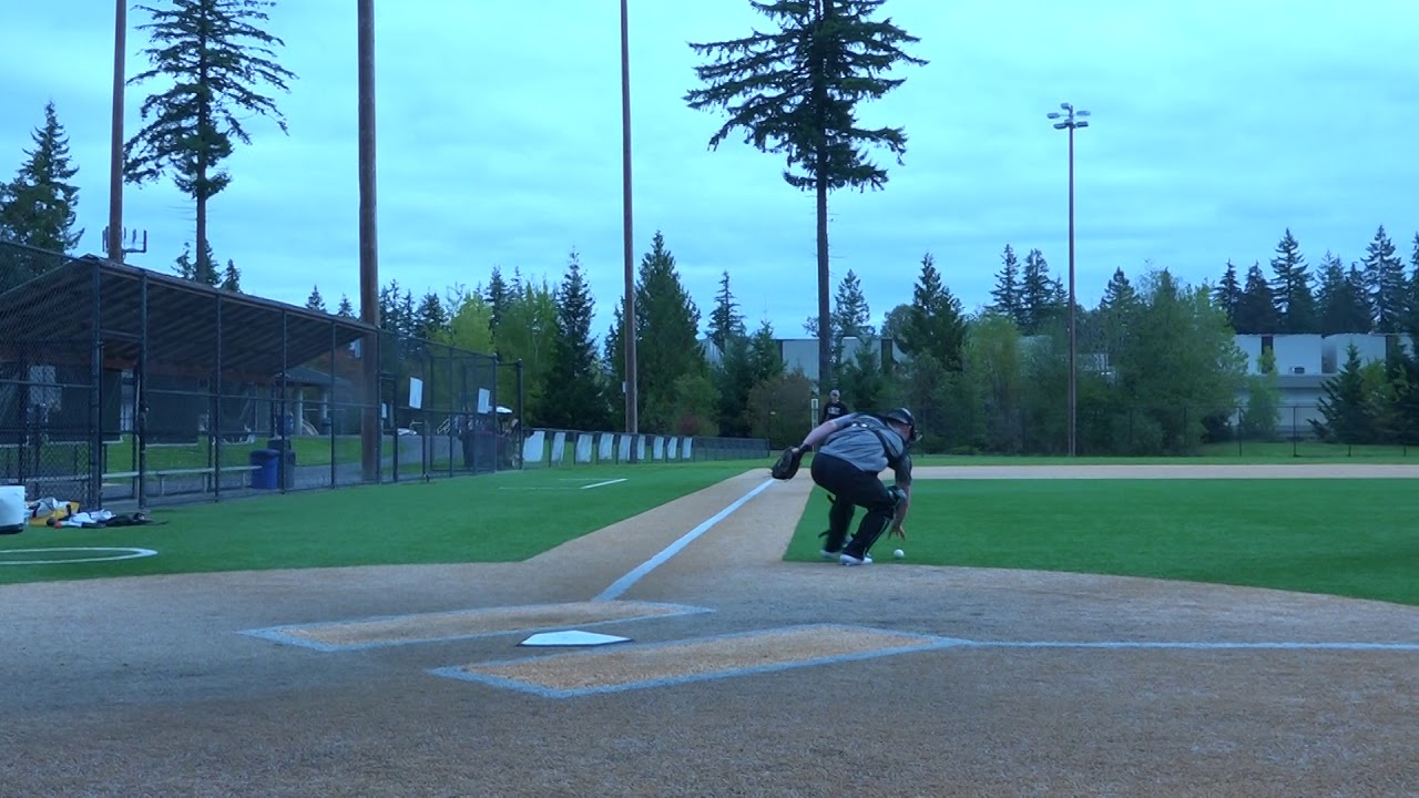Catching Bunts Throw To Third Base YouTube