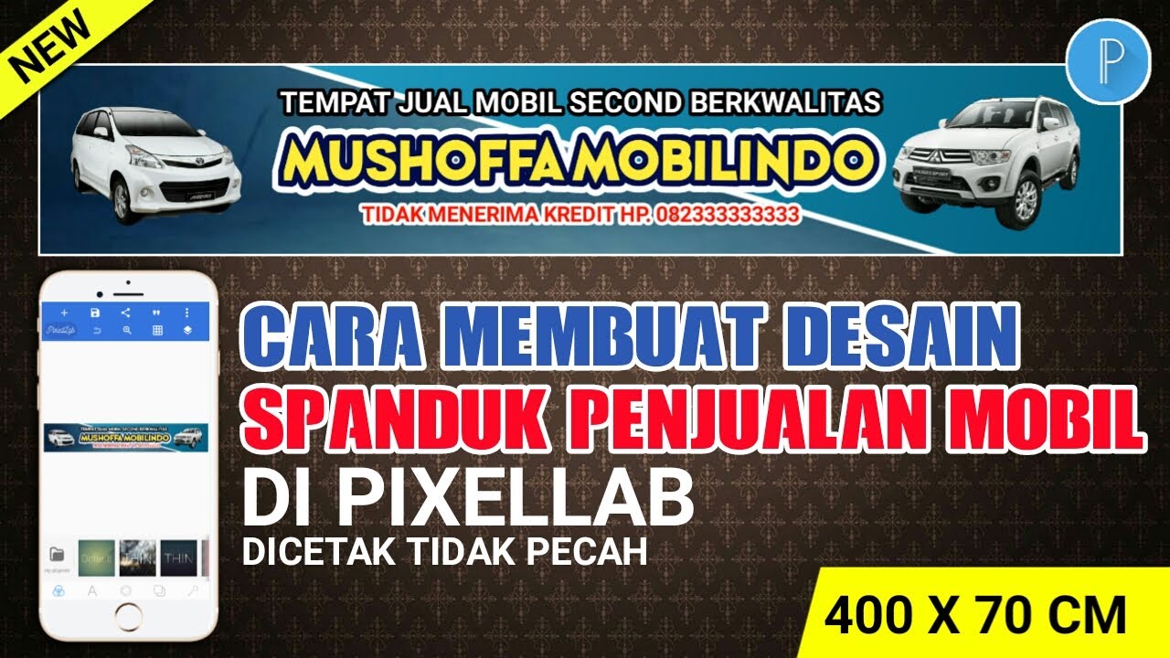  Desain Spanduk Di Hp  contoh desain  spanduk 