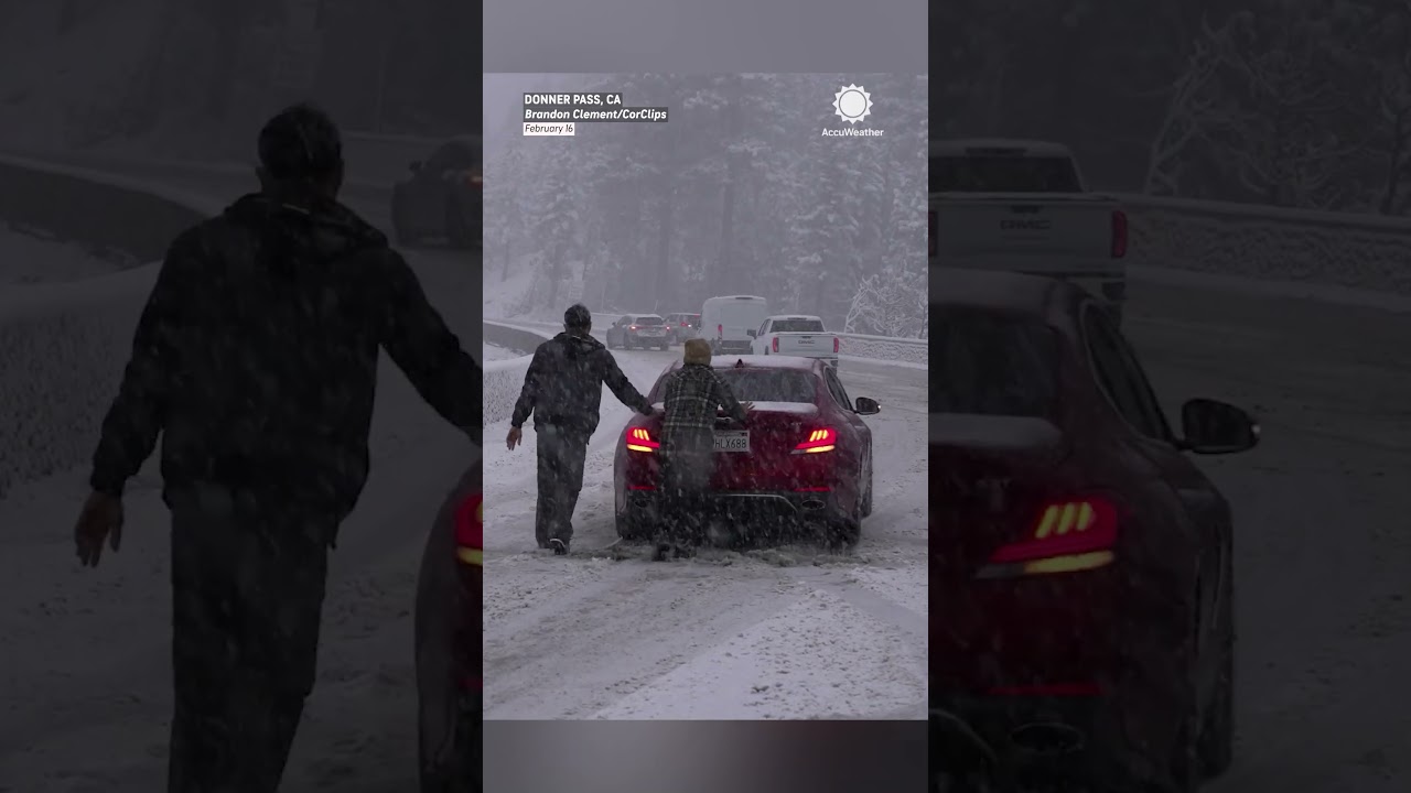 Blinding Snow Triggers Dozens of Crashes Near Donner Pass