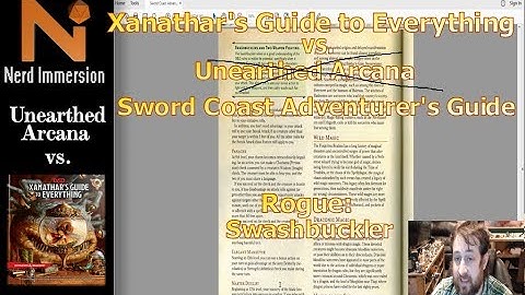 Unearthed Arcana vs Xanathar