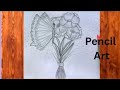 How to draw a flower and butterfly | Sketch | Drawing Tutorial | Step by step art