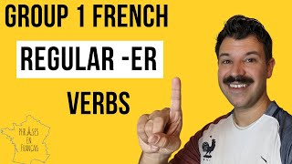 How to Conjugate Regular -ER Verbs au Present (Group 1) | French Verb Lesson