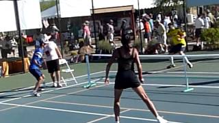 2012 Pickleball Shot of The Year !!! USAPA Nationals in AZ Joe Valenti gets skin.  The "Joey shot"