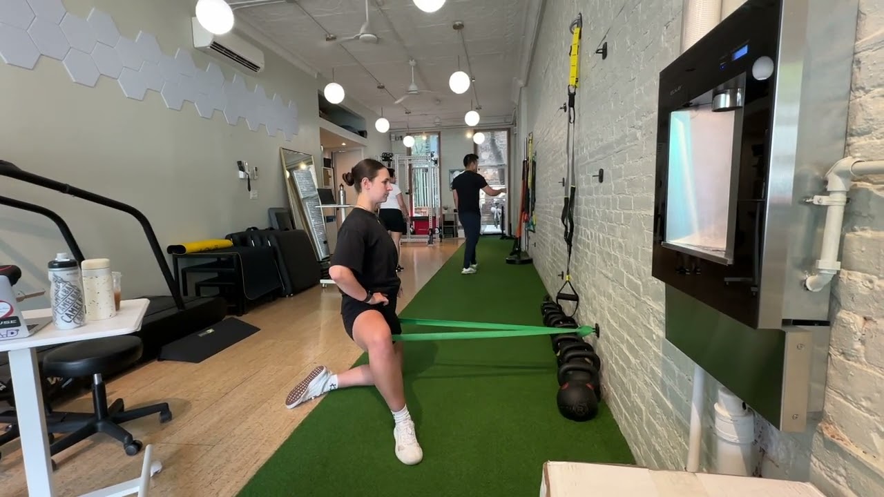 Banded Hip Mobilization - ER Lunge