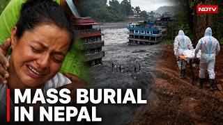 Nepal Floods LIVE | Mass Burial of Flash Floods Victims in Nepal