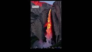 Nature’s Fiery Miracle: The Yosemite Firefall | Rare Phenomenon Caught on Camera