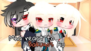 Mha react to Bakugo's Aus || Bnha / No ships || Tw : Pink blood ||