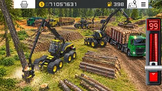 FS 18 में अधिकतम खिलाड़ियों के साथ पेड़ों की कटाई | FS18 मल्टीप्लेयर | फार्मिंग सिम्युलेटर 18 टाइ... screenshot 5