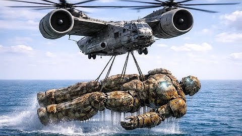 Unbelievable Restoration — A Giant Robot Submerged for 55 Years Recovered from the Ocean Floor