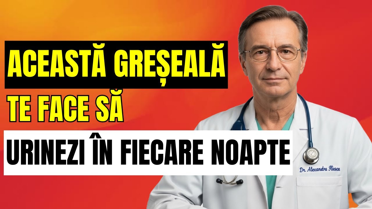 SENIORI: Greșeli care te fac să te trezești în fiecare noapte să urinezi | Dr. Alexandru Iliescu