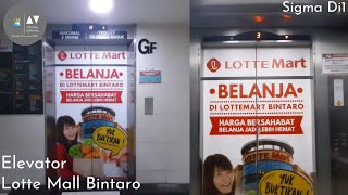 Sigma Di1 Traction Elevator - Lotte Mall Bintaro