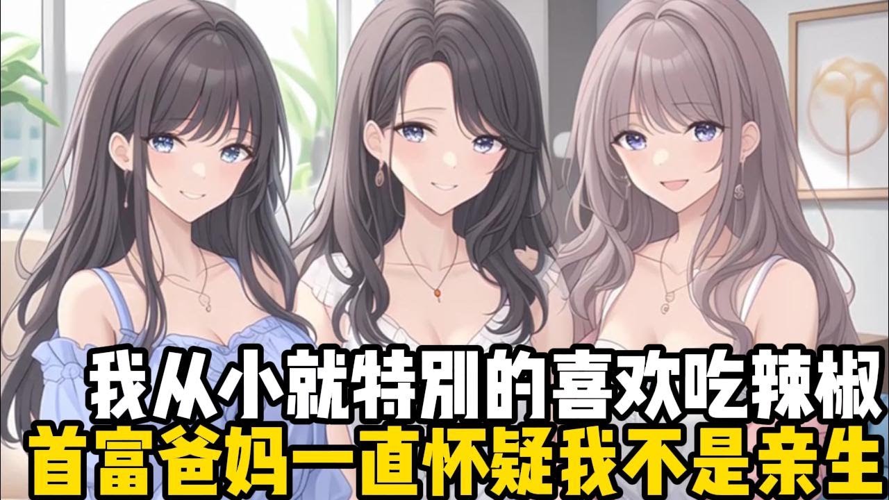 我從小就特別的喜歡喫辣椒，首富爸媽一直懷疑我不是親生的，所以在男主找上門說自己是真少爺時，他們毫不猶豫的相信了#小魚兒說漫畫