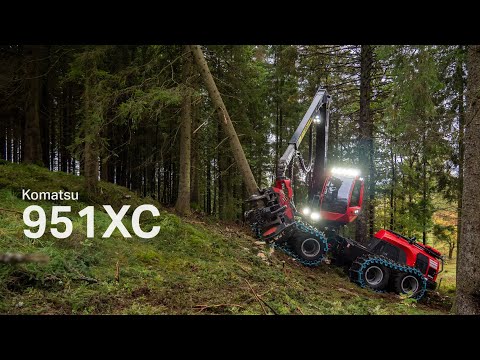 Komatsu 951XC (FR) - YouTube
