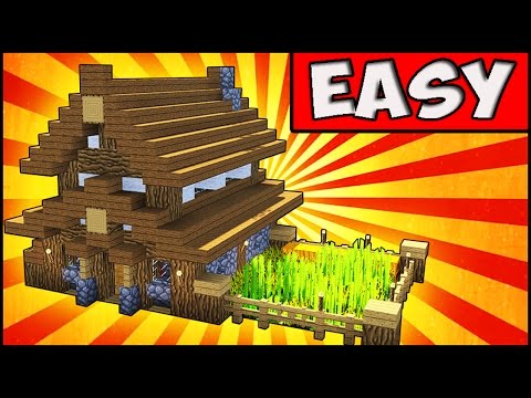 Simple Compact And Cute Survival House Minecraft Tutorial Youtube