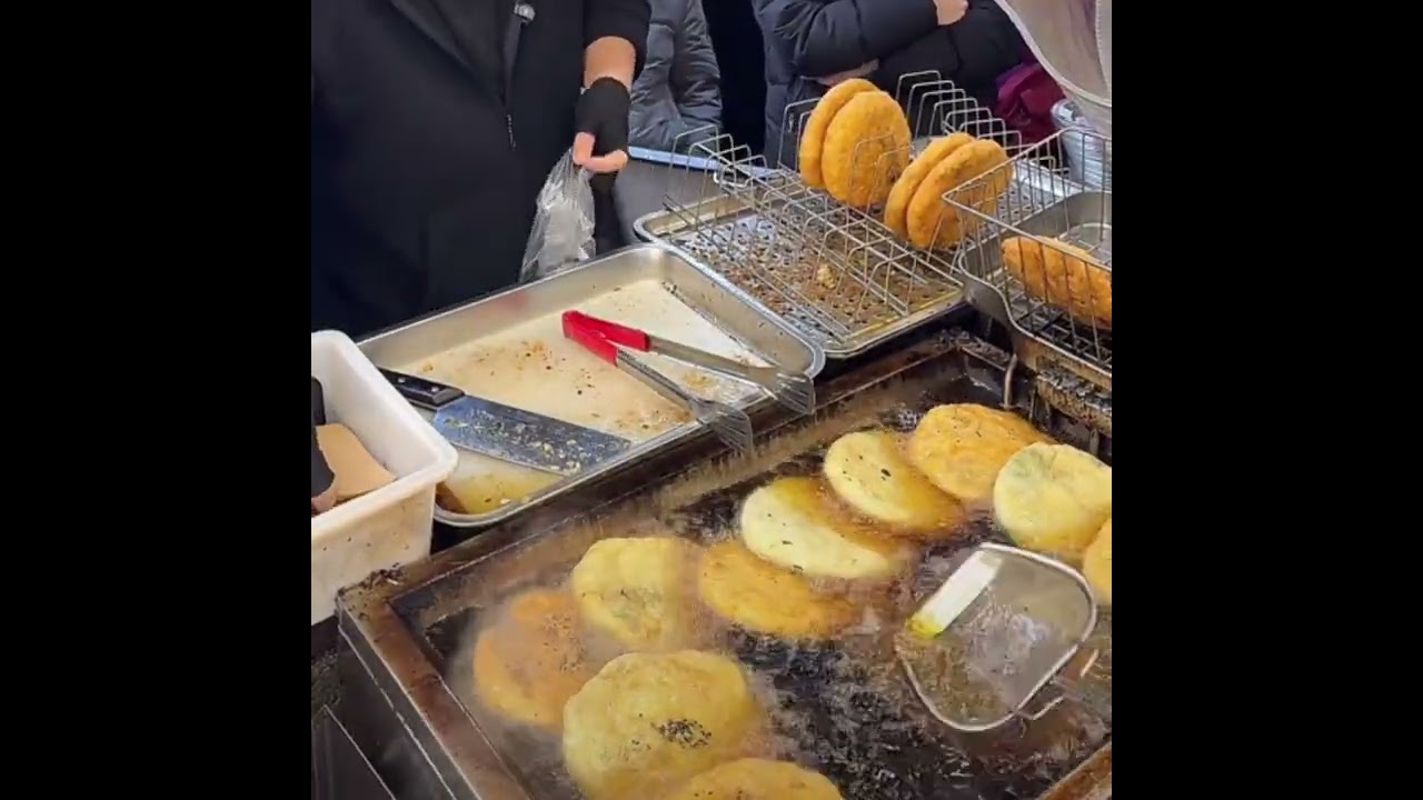 中國街頭美食：肉餅Chinese street food: Meat patties