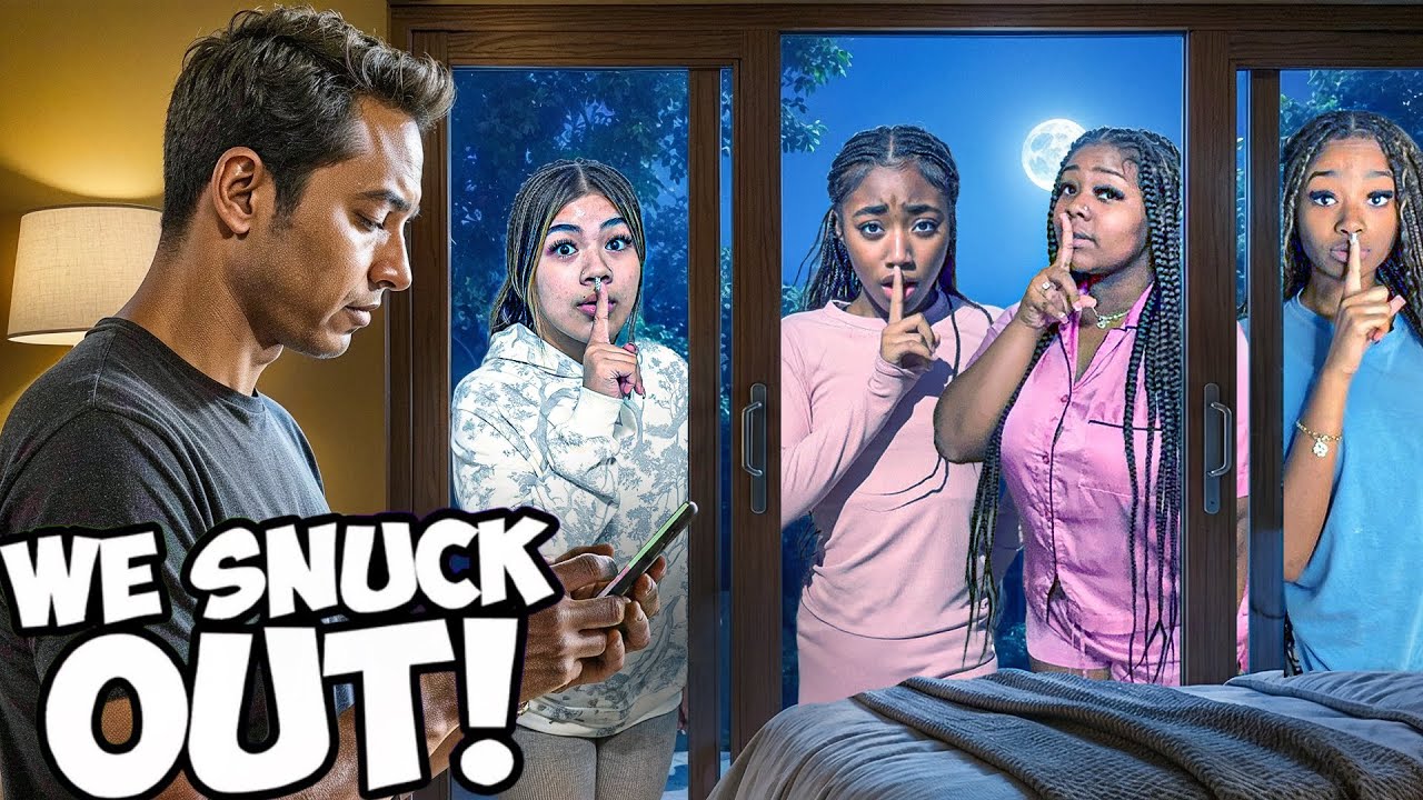 Выйти на улицу без разрешения🤫 *Нас поймали*