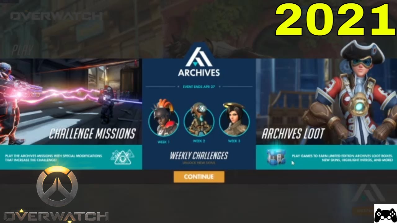 Overwatch 2021 Archives Event All Cosmetics - SquishyMain