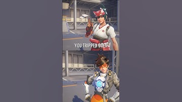 Kiriko, Tracer, Winston and Genji interaction - Overwatch 2