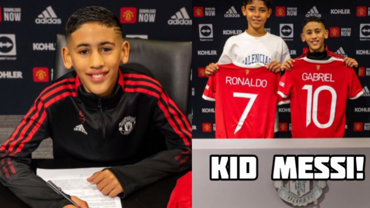 The Story Of The 11 Year Old Kid Messi *HOW HE SIGNED FOR MAN UNITED