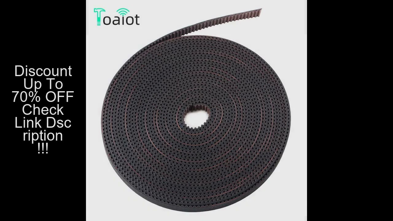 Toaiot Belt Upgrade GT2 Belt vs Gates Belt Width 6mm 9mm Non-slip Open Timing Belt For 3D Printer Be