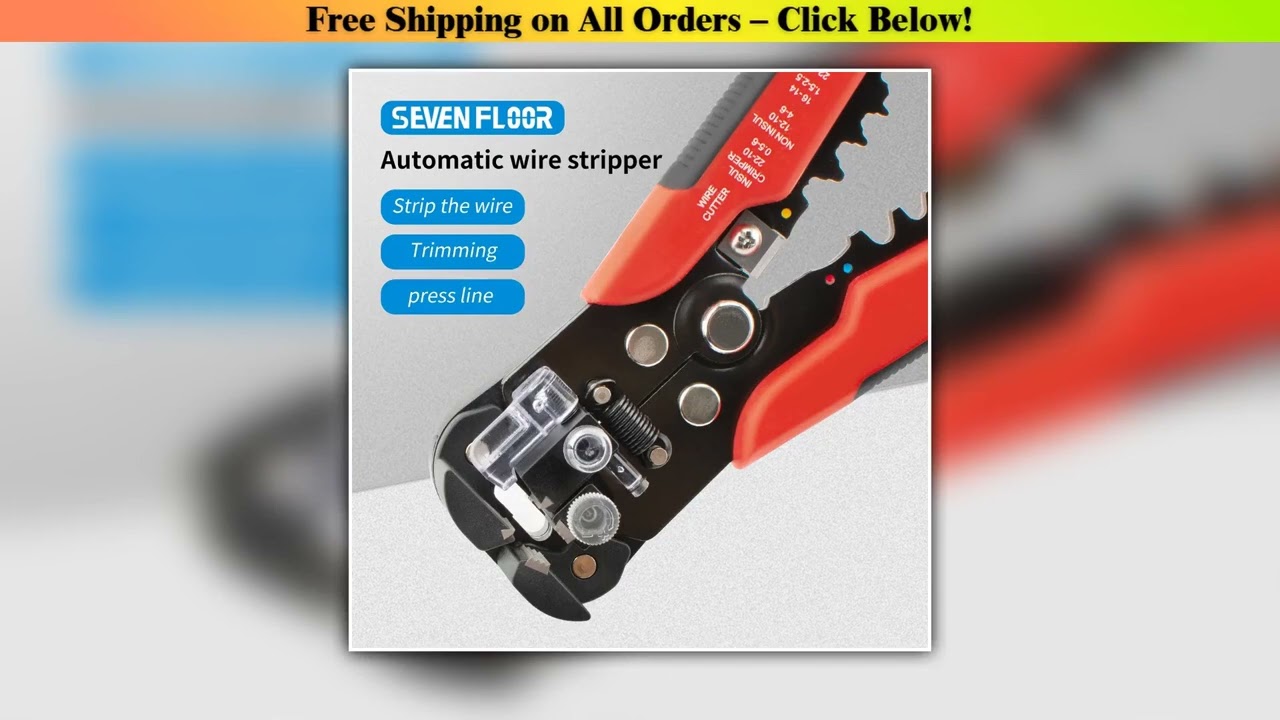 Professional Electrician Wire Pliers Cable Wire Stripper Cutter Crimper Automatic Crimping Strippin