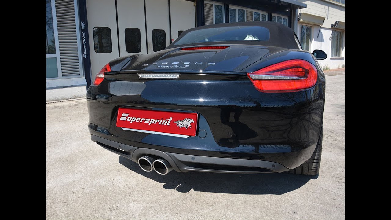 Supersprintマニフォールド/リアマフラー [Porsche ケイマン(981) 2.7