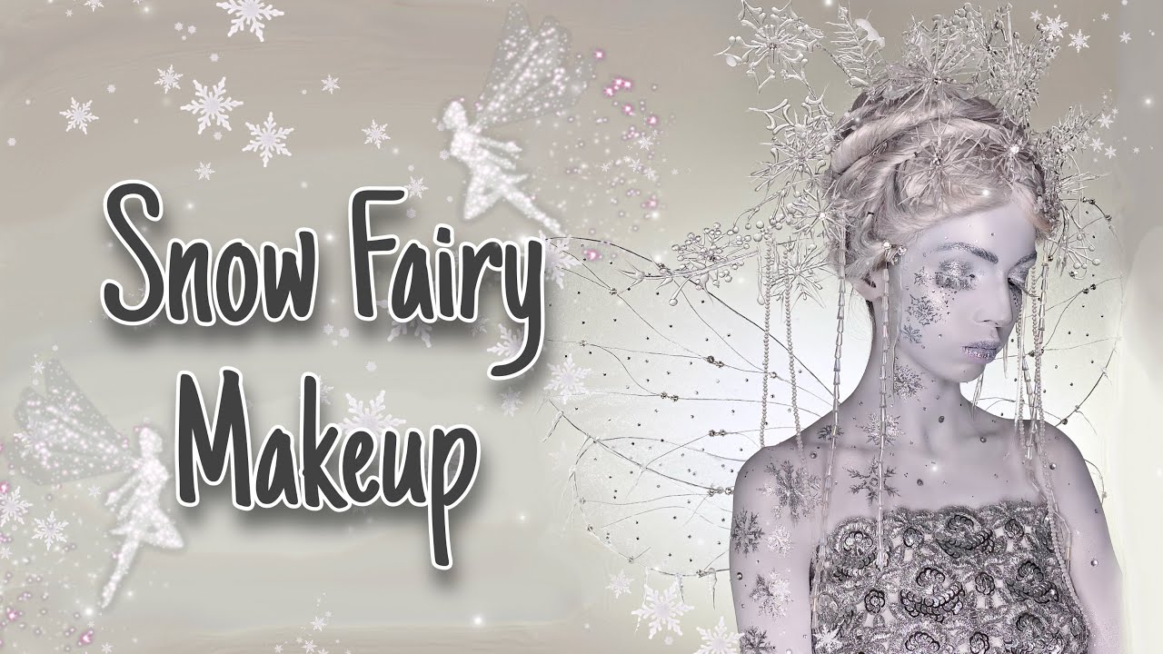 Snow Fairy Makeup Wings Costume Hairdo Tutorial Mishal Rajput YouTube