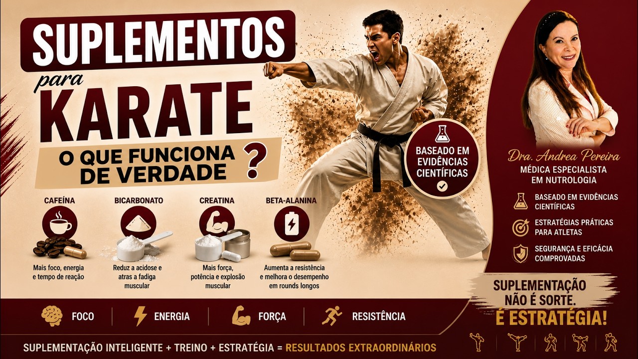 Suplementos para karatê: o que funciona de verdade?