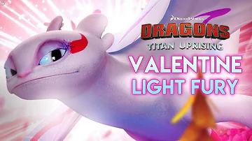 THE VALENTINE LIGHT FURY! Unlocking Legendary Dragon | Dragons: Titan Uprising