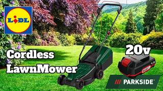 Lidl Parkside 20V Cordless Lawn Moweris This Compact Mower Any Good?