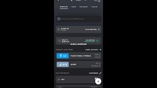 WHOOP x Strava screenshot 3