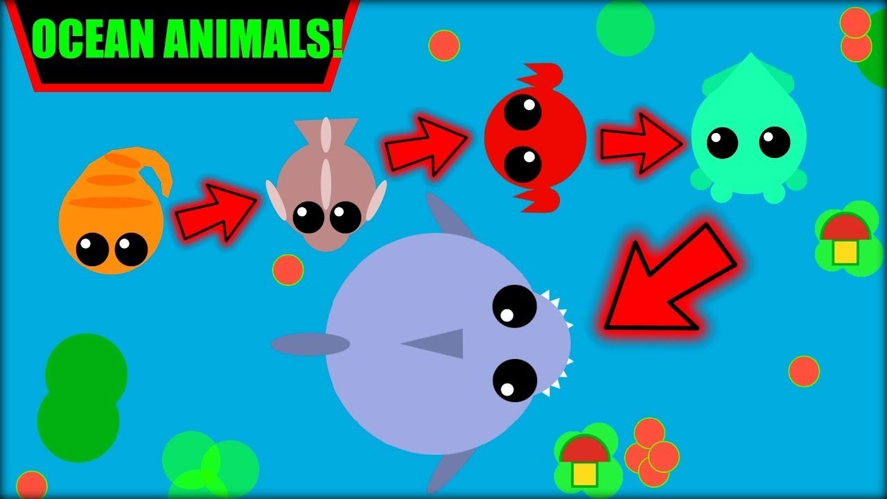 *NEW* Mope.io Gameplay Ocean Only Challenge